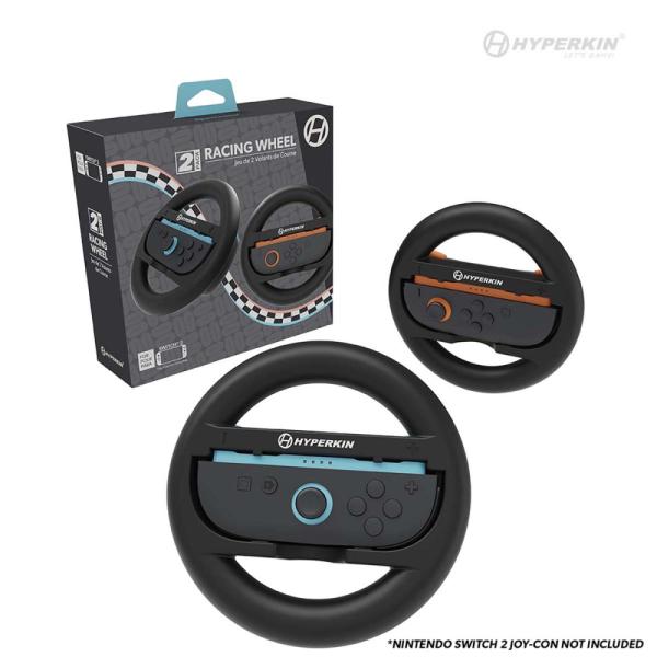【新品アウトレット品】Hyperkin レーシングホイールセット 2個入 Switch2 Joy-C...