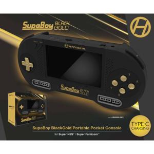 HYPERKIN SUPABOY Black Goldスーパーファミコン/SNES対応 ポータブル互換機