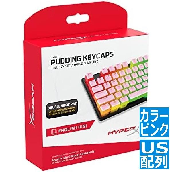 HyperX PBTプディングキートップ US Layoutフル108キーセット ピンク 2年保証 ...