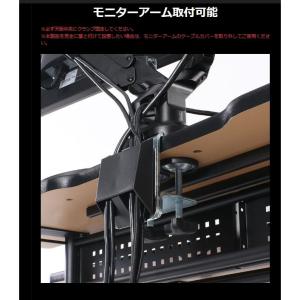 昇降式 拡張 デスク 幅120 エクステンショ...の詳細画像5