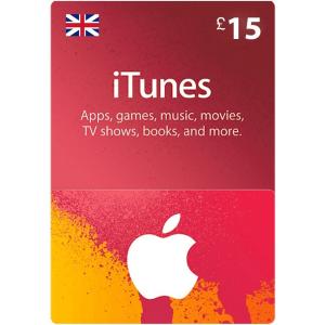 iTunes Gift Card £15 / アイチューンズ ギフトカード 15ポンド