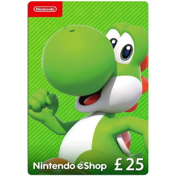 【UK版】Nintendo eshop Card £25 / ニンテンドー eショップ カード 25...