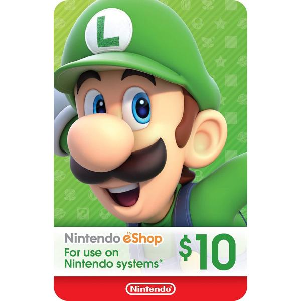 【北米版】Nintendo eshop Card $10 / ニンテンドー eショップ カード 10...