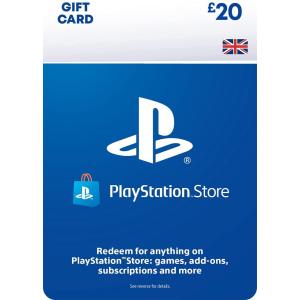 【UK版】PlayStation NETWORK CARD £20 / プレイステーション ネットワークカード 20ポンド｜gamers-world-choice