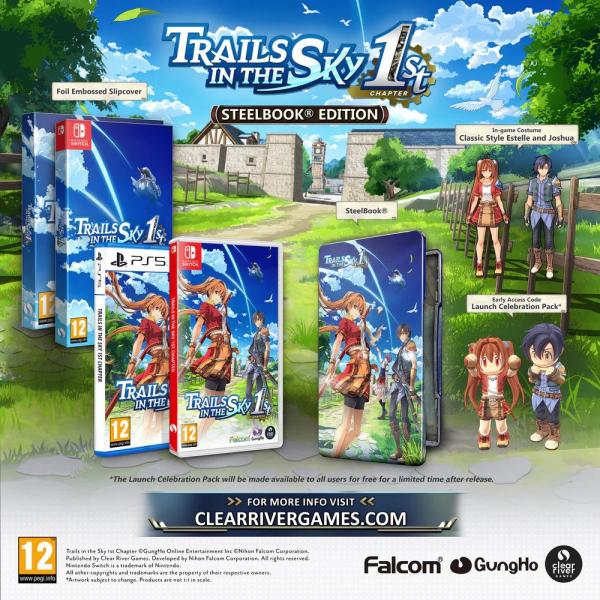 Trails in the Sky 1st Chapter - Steelbook Edition ...