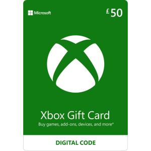 【UK版】Xbox Gift Card £50 / Xbox ギフトカード 50ポンド｜Gamers WorldChoice