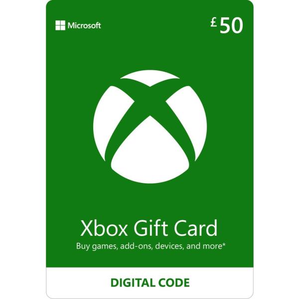 【UK版】Xbox Gift Card £50 / Xbox ギフトカード 50ポンド