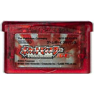 GBA ポケットモンスター ルビー 電池交換済み（ソフトのみ）　ポケモン 【中古】 ゲームボーイアドバンス｜ゲームス ヤフー店