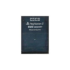 PS2 HORI製 メモリーカード【8MB】 （クリアブルー） 初期化済【中古