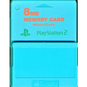 PS2 サミー製 メモリーカード （ブルー） 【8MB】 初期化済 プレイステーション2 プレステ2の商品画像