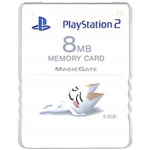 PS2 メモリーカード【8MB】 MAJICGATE KOTOBUKI製 （クリアブルー