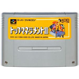 SFC トップマネジメント2 （ソフトのみ） スーパーファミコン