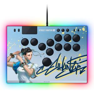 Razer レイザー Kitsune SF6 Chun-Li Edition PS5 & PC 用 薄型 レバーレス アーケードコントローラー リニア薄型オプティカルスイッチ スリム チュンリー｜gamingcenterbygrapht