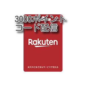 楽天ギフトカード3000円分　コード通知　土日対応