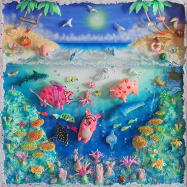 古畑雅規　「海中遊泳」