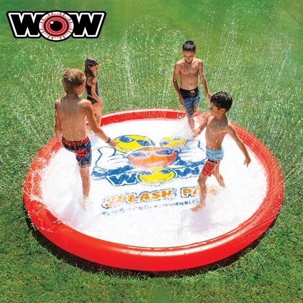 WOW(ワオ) スプラッシュパッド 直径305cm　スプリンクラー付き　水遊びグッズ