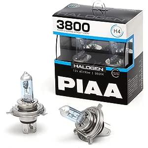 PIAA(ピア) ヘッドライト・フォグランプ用 ハロゲン H4 3800K 車検対応 2個入 ...