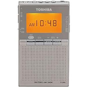 東芝 ワイドFM/AMポケットラジオTOSHIBA TY-SPR6-N