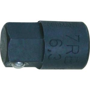 ＧＥＤＯＲＥ レンチ用（７Ｒ ７ＵＲ）ビットアダプター １０ｍｍ 2329239 1個｜ganbariya-shop