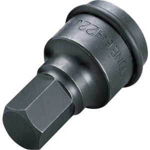 ＴＯＮＥ インパクト用ヘキサゴンソケット 対辺寸法２７ｍｍ 差込角１９．０ｍｍ 6AH-27 1個｜ganbariya-shop