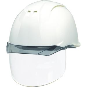 ＤＩＣ 透明バイザーヘルメット（シールド面付） ＡＰ１１ＥＶＯ−ＣＳＷ ＫＰ 白／スモーク AP11EVO-CSW-HA6-KP-W/S 1個｜ganbariya-shop