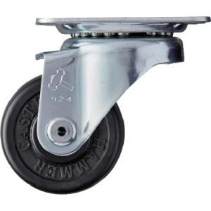 ハンマー 旋回式ゴム車輪 ５０ｍｍ 420S-RD50-BAR01 1個｜ganbariya-shop