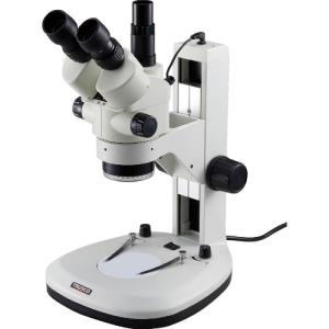 ＴＲＵＳＣＯ ズーム実体顕微鏡 三眼 ＬＥＤリング照明付 ＳＣＯＰＲＯ（スコープロ） ZMSR-T1 1台｜ganbariya-shop