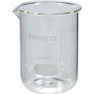 ＴＲＵＳＣＯ ガラスビーカー ２００ｍｌ GB-200 1個｜ganbariya-shop