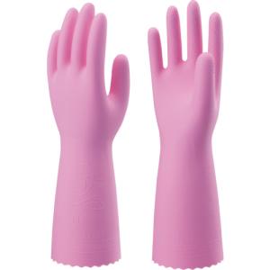 ショーワ 塩化ビニール手袋 Ｎｏ１３２ビニトップ厚手 ピンク Ｍサイズ NO132-MP 1双｜ganbariya-shop