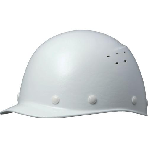 ミドリ安全 ＦＲＰ製ヘルメット 野球帽型 通気孔付 ホワイト SC-9FVRA-W 1個