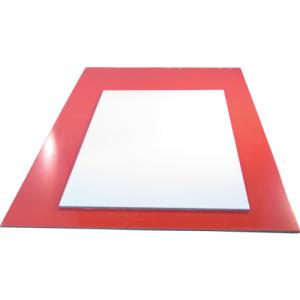 アルミ型材センタ　アルインコ　アルミ複合板　３Ｘ６００Ｘ４５０　ホワイト　CG460-02　1枚｜ganbariya-shop