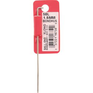 ボンダス ジャパン ボンダス スタビー ボールポイント L−レンチ エクストラロング 1．5mm  SBL1.5MM 1本