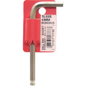 ボンダス ジャパン ボンダス ボールポイント L−レンチ ショート メッキ 6mm BL6SB 1本