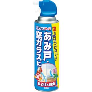 アース 虫こないアースあみ戸・窓ガラスに４５０ｍｌ 256812 1本｜ganbariya-shop