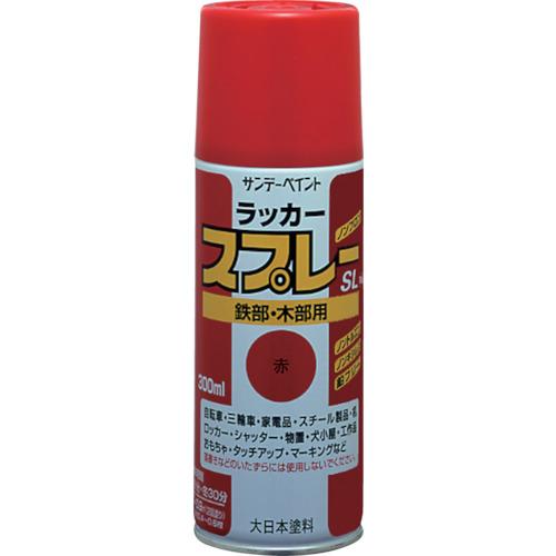 サンデーペイント ラッカースプレーＳＬ ３００ｍｌ 黒 284E1 1本