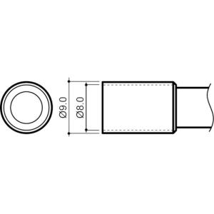 ■白光 ノズル ８ｍｍ N404 1個｜ganbariya-shop