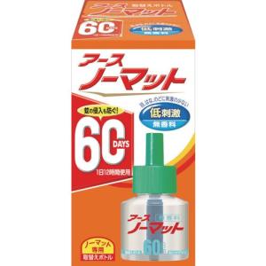 アース ノーマット 取替えボトル６０日用無香料 １本入 120311 1個｜ganbariya-shop