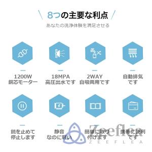 高圧洗浄機 業務用 家庭用 水道直結 AC 1...の詳細画像2