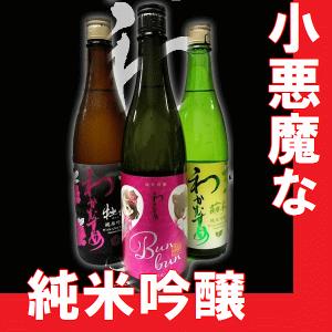 日本酒　純米酒　わかむすめ　純米吟醸原酒 720ml 3本セット　牡丹・萌木・Bunbun