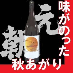 季節限定品　ひやおろし純米吟醸　元朝　1800ml　(大阪府産地酒)