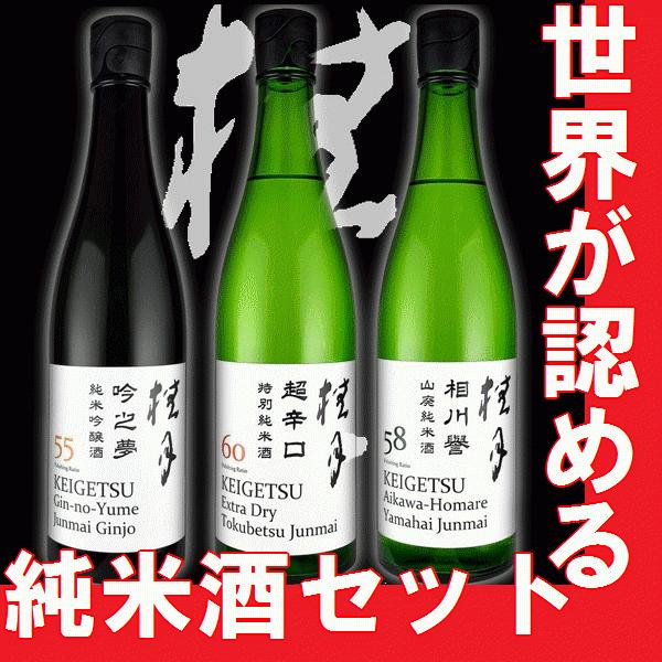 桂月　純米吟醸　特別純米　山廃純米720mlセット