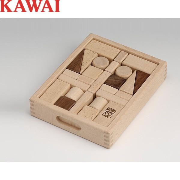 KAWAI カワイ つみき 4031 知育玩具 おもちゃ 木製 積み木セット 積み木