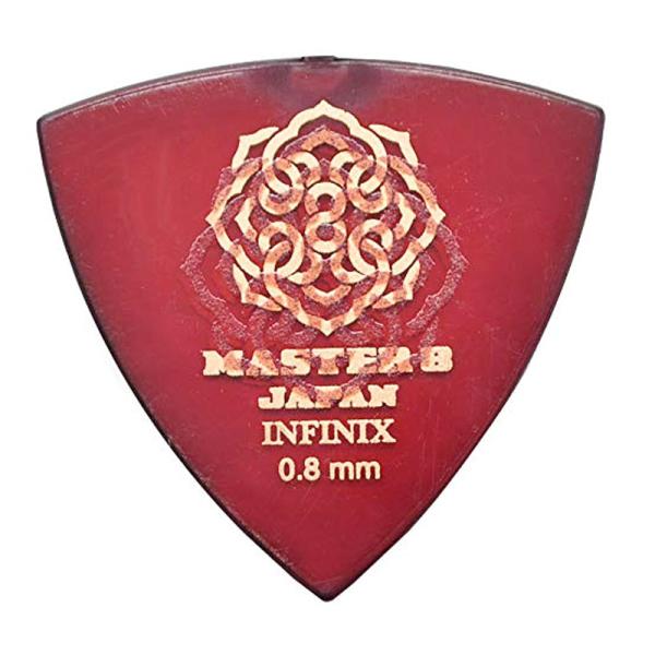 ギターピック×10枚セット MASTER 8 JAPAN IFS-TR080 INFINIX TRI...
