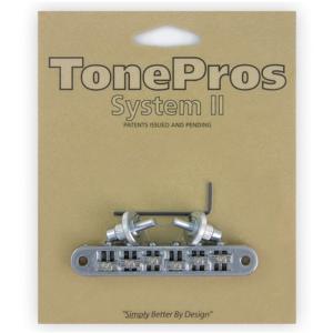トーンプロス ギターパーツ ブリッジ　クローム　TP6R-C　TonePros Standard Tuneomatic (small posts, “Roller” saddles)｜gandgmusichotline