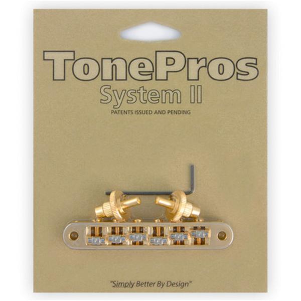 トーンプロス ギターパーツ ブリッジ　ゴールド　TP6R-G　TonePros Standard T...