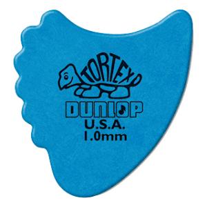 10枚セット ジムダンロップ ギターピック トーテックス フィンズ Jim Dunlop Tortex Fins 414R1.00mm｜gandgmusichotline