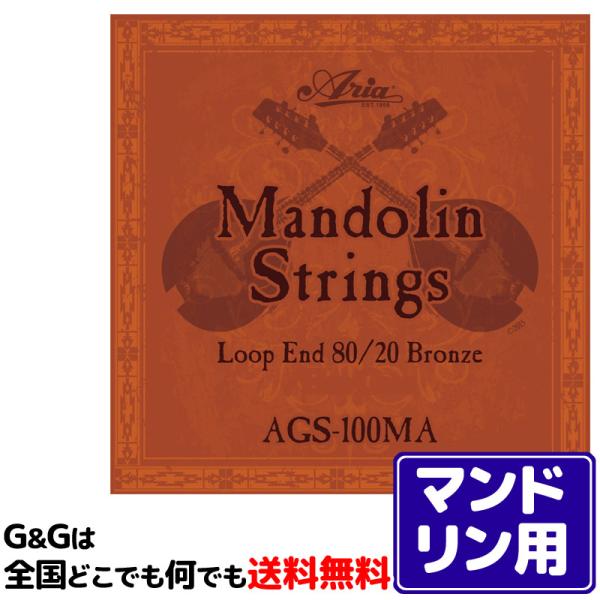 Aria マンドリン弦 AGS-100MA×1セット