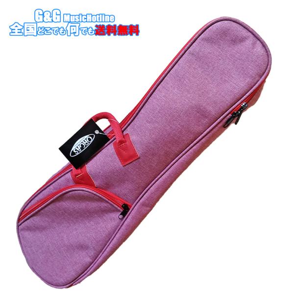 ORCAS OUCU-1 RED ソプラノ用ウクレレケース オルカス レッド