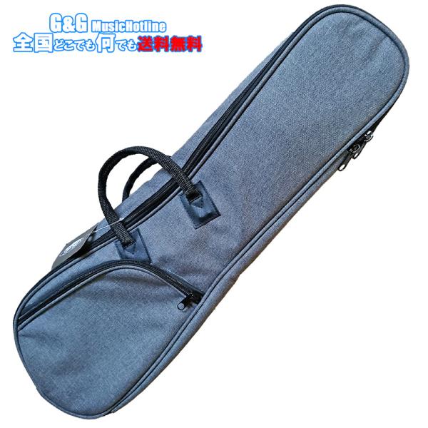 ORCAS OUCU-1 GRY ソプラノ用ウクレレケース オルカス グレイ