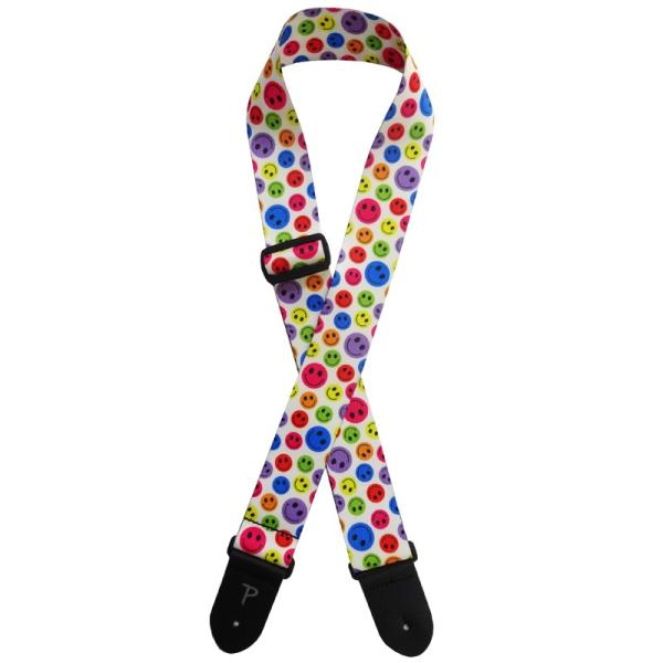 Perri's (ペリーズ) 「2" POLY STRAP SMILY FACE WHITE LPC...